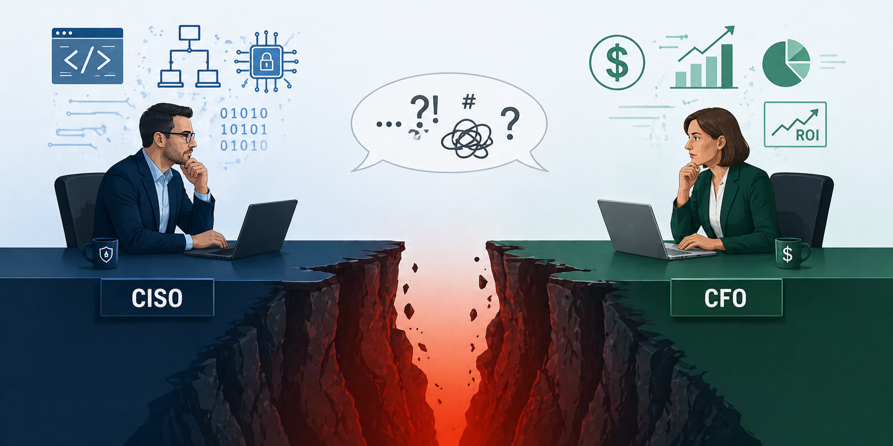 CISO and CFO communication gap in security sales